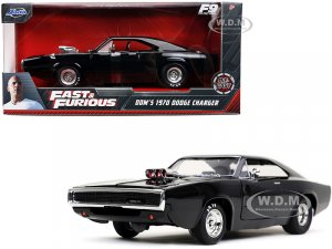 Doms 1970 Dodge Charger 500 Black Fast & Furious 9 F9 (2021) Movie