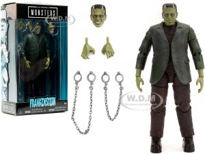 Frankenstein 7 Moveable Figurine with Chains and Alternate Head and Hands Universal Monsters Series by Jada