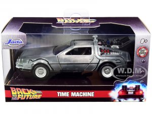 DeLorean DMC (Time Machine) Silver Back to the Future Part I (1985) Movie Hollywood Rides Series