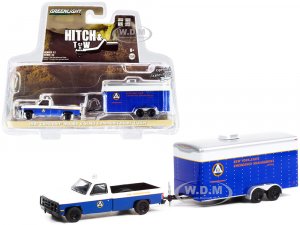 1987 Chevrolet M1008 Pickup Truck Blue and White with Communications Trailer (SEMO) New York State Emergency Management Office Hitch & Tow Series 22