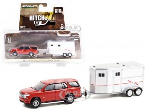 2021 Chevrolet Tahoe Cherry Red Pearl with White Horse Trailer Hitch & Tow Series 23