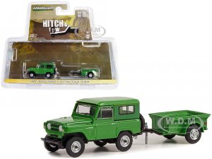 1972 Nissan Patrol Green with 1/4 Ton Cargo Trailer Hitch & Tow Series 25
