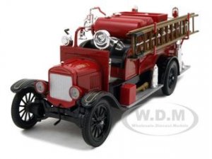 1926 Ford Model T Fire Engine Red and Black