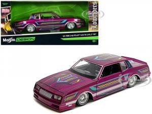 1986 Chevrolet Monte Carlo SS Lowrider Pink Metallic with Graphics Lowriders Series