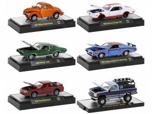 Auto Meets Set of 6 Cars IN DISPLAY CASES Release 69