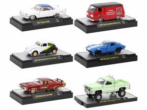 Auto Meets Set of 6 Cars IN DISPLAY CASES Release 71