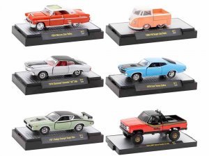 Auto Meets Set of 6 Cars IN DISPLAY CASES Release 77