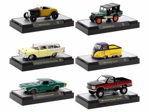Auto Meets Set of 6 Cars IN DISPLAY CASES Release 82
