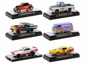 Auto Meets Set of 6 Cars IN DISPLAY CASES Release 84
