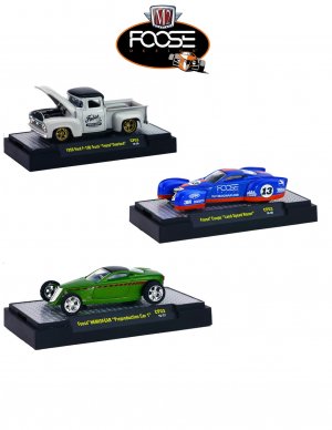 Chip Foose Release 3 3 Cars Set WITH CASES