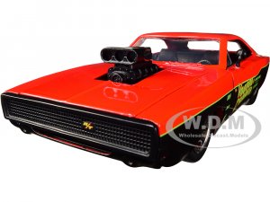 1970 Dodge Charger R T Voodoo Charger Red and Black Bigtime Muscle Series