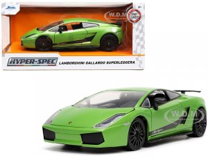 Lamborghini Gallardo Superleggera Green Metallic with Black Stripes Hyper-Spec Series
