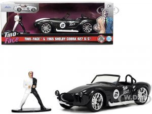 1965 Shelby Cobra 427 S C #2 Black Metallic and White and Harvey Two-Face