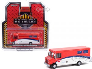 2019 Mail Delivery Vehicle Canada Post Red and White with Blue Stripes H.D. Trucks Series 21