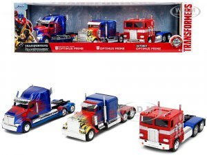Transformers Optimus Prime Trucks Set of 3 pieces Hollywood Rides Series
