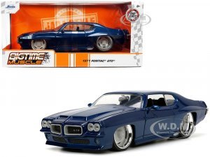 1971 Pontiac GTO Dark Blue Metallic Bigtime Muscle Series