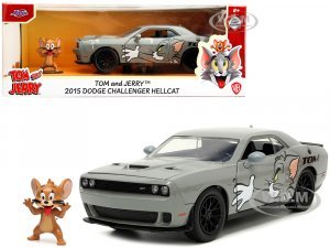 2015 Dodge Challenger Hellcat Gray with Tom Graphics and Jerry