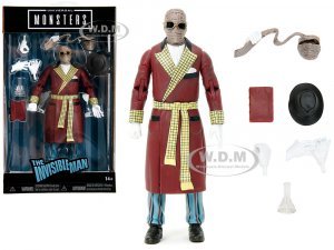 The Invisible Man 6 Moveable Figure with Accessories and Alternate Head and Hands Universal Monsters Series by Jada
