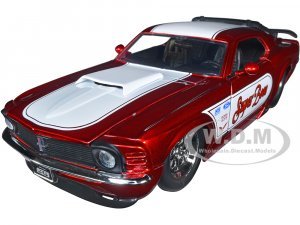 1970 Ford Mustang Boss 429 Candy Red with White Stripes Super Boss Bigtime Muscle Series