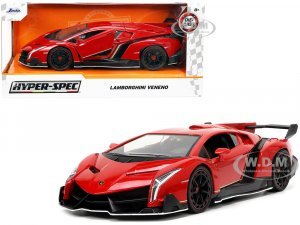 Lamborghini Veneno Red and Black Hyper-Spec Series