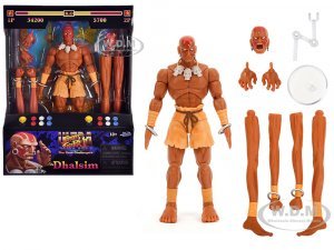 Dhalsim 6 Moveable Figure with Alternate Head and Limbs Ultra Street Fighter II: The Final Challengers (2017) Video Game Model by Jada