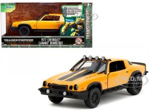 1977 Chevrolet Camaro Off-Road Version Yellow Metallic with Black Stripes Transformers: Rise of the Beasts (2023) Movie Hollywood Rides Series