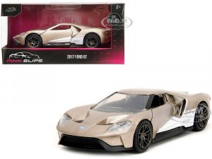 2017 Ford GT Gold Metallic with White Accents Pink Slips Series