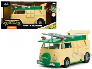 Party Wagon Green and Beige Teenage Mutant Ninja Turtles Hollywood Rides Series