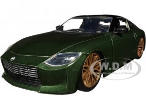 2023 Nissan Z Dark Green Metallic with Black Top Fast X (2023) Movie Fast & Furious Series