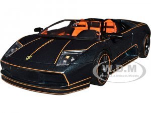 Lamborghini Murcielago Roadster Black Metallic with Orange Interior Pink Slips Series