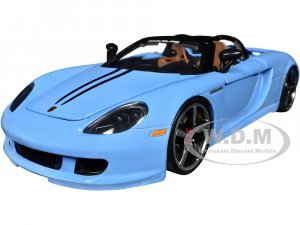 Porsche Carrera GT Convertible Blue with Black Stripes Pink Slips Series