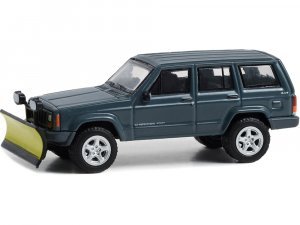 2000 Jeep Cherokee Sport with Snow Plow Dark Blue Blue Collar Collection Series 12