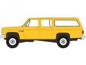 1987 Chevrolet Suburban K20 Custom Deluxe â€“ Construction Yellow Blue Collar Collection Series 13