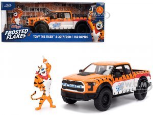 2017 Ford F-150 Raptor Pickup Truck Frosted Flakes Orange with Graphics and Tony the Tiger
