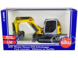Wacker Neuson ET65 Track Excavator Yellow and Gray