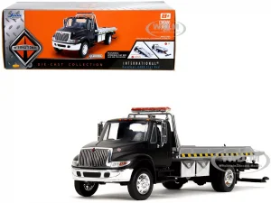 International DuraStar 4400 Flatbed Tow Truck Matt Black