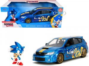 2012 Subaru Impreza WRX STI Blue Metallic with Graphics and Sonic The Hedgehog