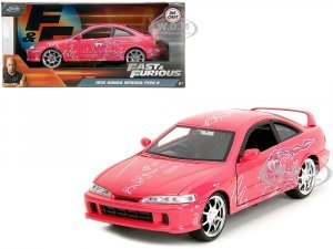 1995 Honda Integra Type R Pink with Graphics Fast & Furious Remix Series