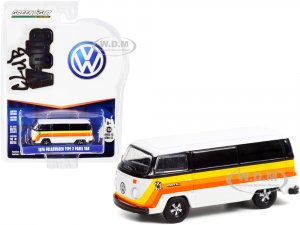 1976 Volkswagen Type 2 Panel Van Armor All White and Black with Stripes Club Vee V-Dub Series 13