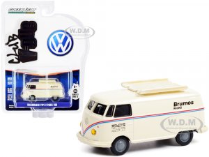 Volkswagen Type 2 Panel Van Brumos Racing Cream with Red and Blue Stripes Club Vee V-Dub Series 13