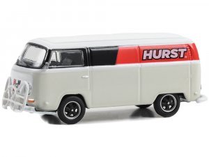 1969 Volkswagen Type 2 Panel Van White with Black and Red Stripes Hurst Shifters Club Vee V-Dub Series 17