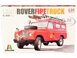 Land Rover Fire Truck  Scale Model by Italeri