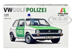 1978 Volkswagen Golf Berlin Polizei (Police) Department  Scale Model by Italeri