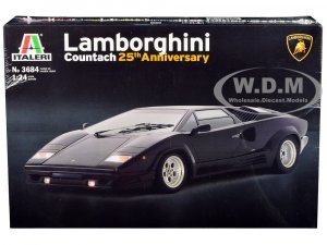 Lamborghini Countach 25th Anniversary  Scale Model by Italeri