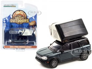 2021 Ford Bronco Sport Dark Gray and Black with Modern Rooftop Tent The Great Outdoors Series 1