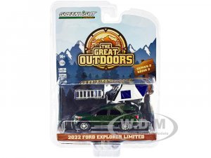 2022 Ford Explorer Limited Green Metallic with Modern Rooftop Tent The Great Outdoors Series 2
