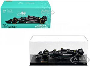 Mercedes-AMG F1 W14 E Performance #44 Lewis Hamilton Petronas Formula One F1 World Championship (2023) with Driver in Car