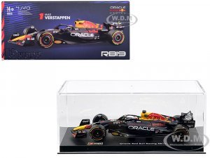 Red Bull Racing RB19 #1 Max Verstappen Oracle Formula One F1 World Championship (2023) with Driver Figure and Display Case Race Series
