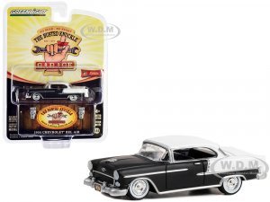 1955 Chevrolet Bel Air Lowrider Matt Black and White Miracle Used Cars Busted Knuckle Garage Series 2