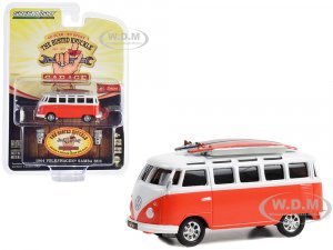 1964 Volkswagen Samba Bus Orange and White with Surfboards The Busted Knuckle Garage Service & Sales Busted Knuckle Garage Series 2